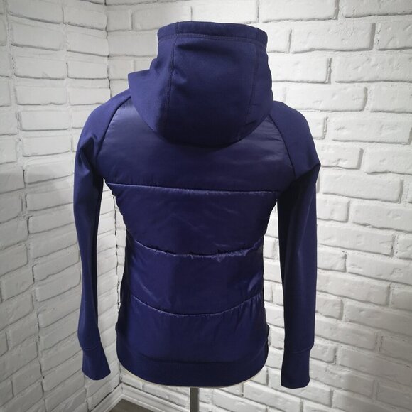 Nike Youth's Size Large Purple Therma Fit Puffy Jacket with Hood - Picture 2 of 6